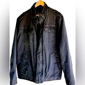 Levi’s Two-Pocket Military Jacket, Black